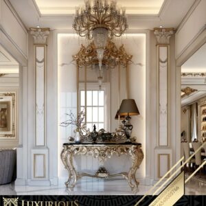 التصميم الداخلي لمدخل الفيلا