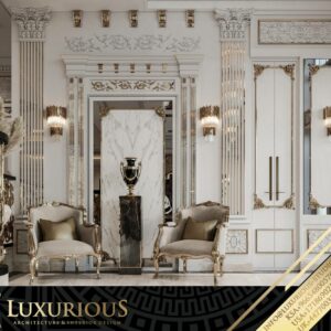 التصميم الداخلي لمدخل الفيلا