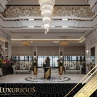 التصميم الداخلي لمدخل الفيلا