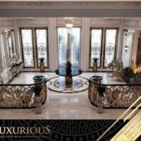 التصميم الداخلي لمدخل الفيلا