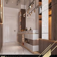 التصميم الداخلي لمدخل الفيلا