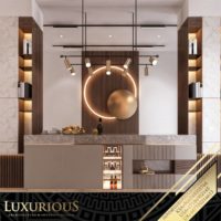 التصميم الداخلي لمدخل الفيلا