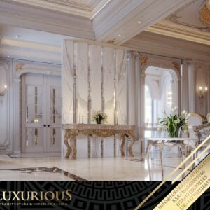 التصميم الداخلي لمدخل الفيلا