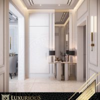 التصميم الداخلي لمدخل الفيلا