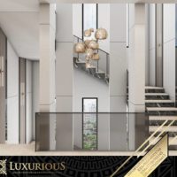 التصميم الداخلي لمدخل الفيلا