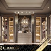 التصميم الداخلي لغرفة الملابس