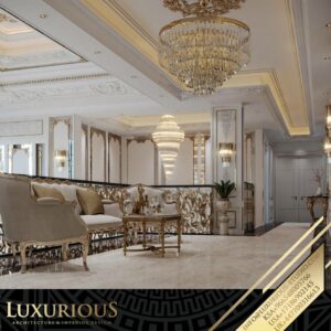 التصميم الداخلي لمدخل الفيلا