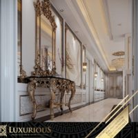 التصميم الداخلي لمدخل الفيلا