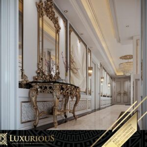 التصميم الداخلي لمدخل الفيلا