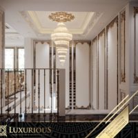 التصميم الداخلي لمدخل الفيلا