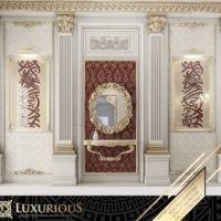 التصميم الداخلي لمدخل الفيلا