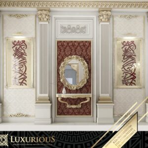 التصميم الداخلي لمدخل الفيلا