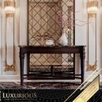 التصميم الداخلي لمدخل الفيلا