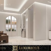 التصميم الداخلي لمدخل الفيلا