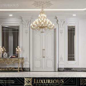 التصميم الداخلي لمدخل الفيلا