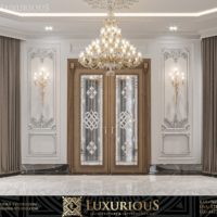 التصميم الداخلي لمدخل الفيلا