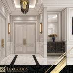 التصميم الداخلي لمدخل الفيلا