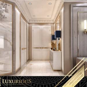 التصميم الداخلي لمدخل الفيلا