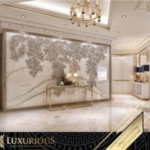 التصميم الداخلي لمدخل الفيلا