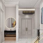 التصميم الداخلي لمدخل الفيلا