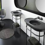 Karim Rashid and Glass Design collaborate for LAP PLUS washstand