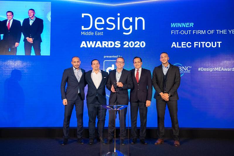 ALEC FITOUT wins Fit-Out Firm of the Year at Design Middle East Awards 2020