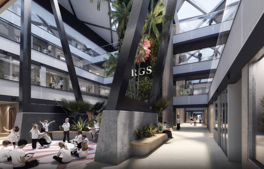 Bogle Architects prioritises sustainability for creating the new Royal Grammar School Guildford campus at Tilal Al Ghaf