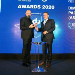 Dimitri Papakonstantinou wins CEO of the Year at Design Middle East Awards 2020