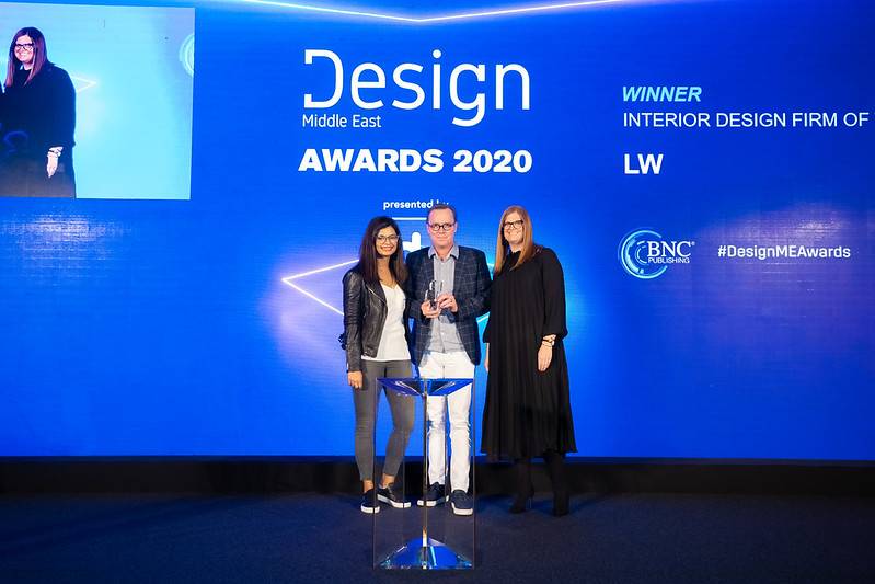 LW wins Interior Design Firm of the Year at Design Middle East Awards 2020