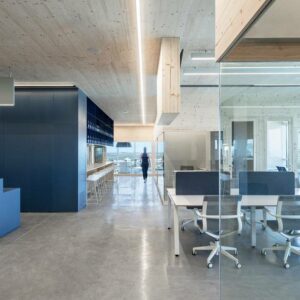 OK Design creates an office in Israel inspired by a ski resort