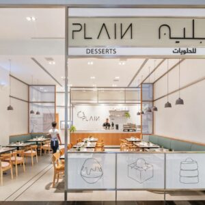 H2R Design creates a monochromatic neutral space for homegrown dessert joint—PLAIN