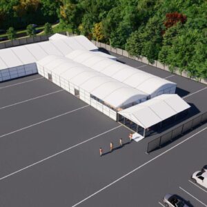 Losberger De Boer launches temporary large-scale vaccination centre solution