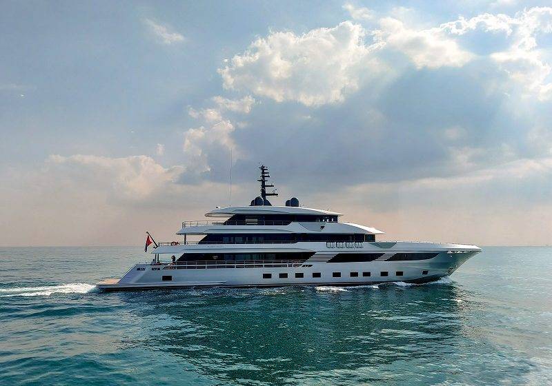 Mega-yacht Majesty 175 completes maiden sea trial
