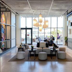 Playful and perky, Rove La Mer by MMAC Design Associates is a visual treat!