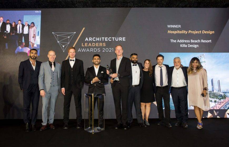 The Address Beach Resort by Killa Design wins Hospitality Project of the Year award at Architecture Leaders Awards 2021