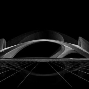 This is first-of-its kind 3D concrete printed arched bridge