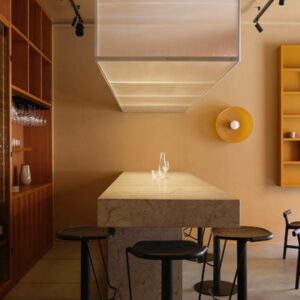 Note Design Studio creates a practical workspace for Samsen and it has a wine bar too