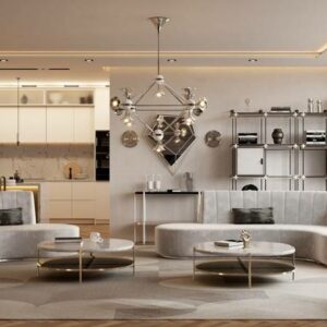 2022 Trendy Mid-century Living rooms