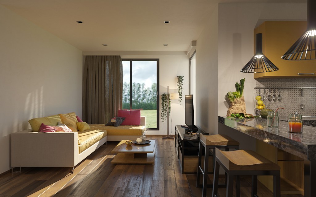 المطبخ المفتوح ايجابياته وسلبياته