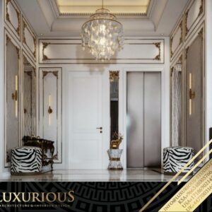 تصميم داخلي فيلا على طراز كلاسيك في الرياض