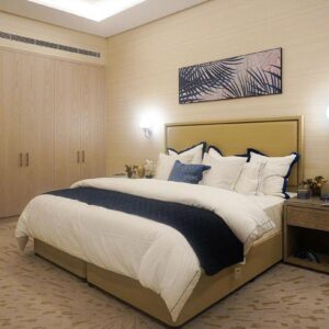 The FITOUT successfully completes interior construction of 432 luxury apartments at the Palm Tower Hotel & Residences