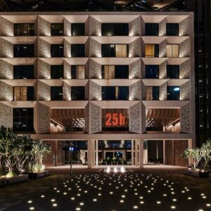 Nulty provided the lighting scheme for the 25hours Hotel One Central.