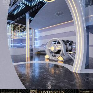 Interior Design For Video Games Cyber تصميم داخلي محل فيديو جيم في السعودية
