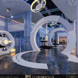 Interior Design For Video Games Cyber تصميم داخلي محل فيديو جيم في السعودية