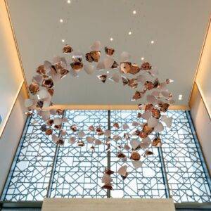 Sans Souci created unique light installations for ELE Interiors’ luxurious Sharjah villa project