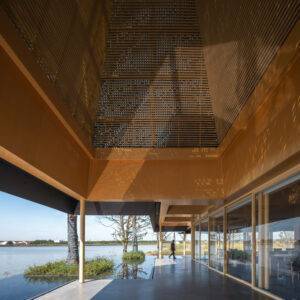 GOA’s Metasequoia Grove Restaurant in Jiangsu Province, China, echoes a landscape that immerses in its natural context