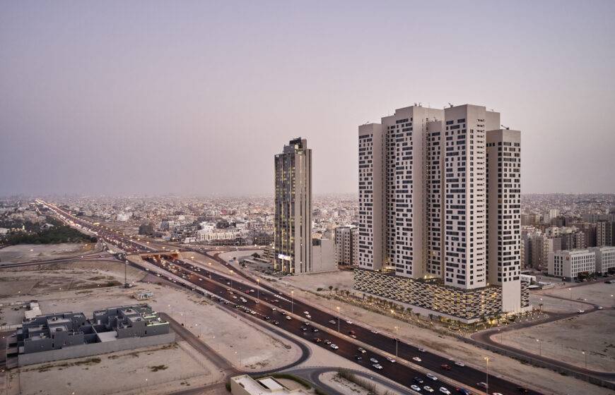 Tamdeen Square in Kuwait, designed by AGi architects, is based on the concept of unity and difference