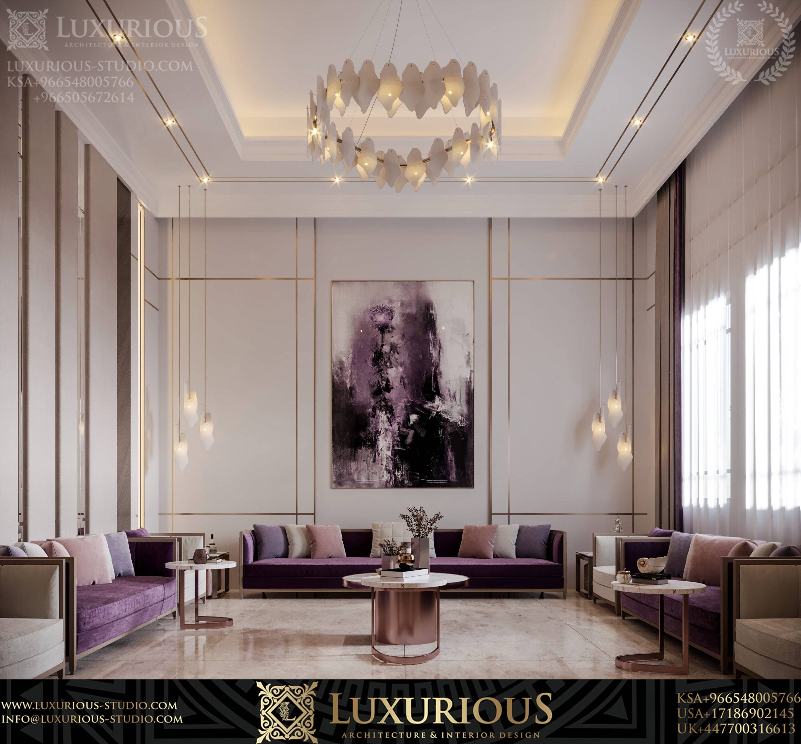 LUXURIOUS INTERIOR DESIGN لوكجريوس للتصميم والديكور – شركة رائدة في التصميم الداخلي
