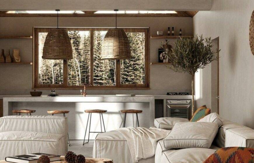 الطراز الريفي الداخلي… تصميم يستحضر “روح” الزمن الماضي