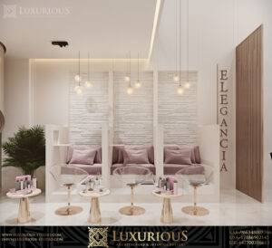 SALON INTERIOR DESIGN تصميم داخلي صالون تجميل